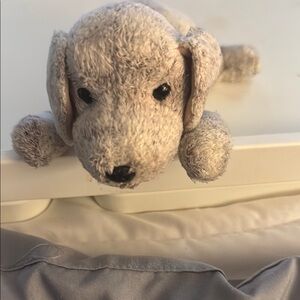 Ty Gray Plush Stuffed Animal Dog
